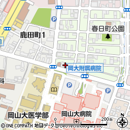 ら・むーマート岡山医大前店周辺の地図