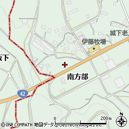 愛知県豊橋市城下町南方部周辺の地図