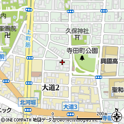 ＰＥＰ天王寺周辺の地図