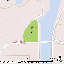 田万川キャンプ場周辺の地図