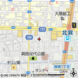 西日本オオサカ精機株式会社周辺の地図