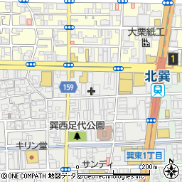 西日本オオサカ精機株式会社周辺の地図