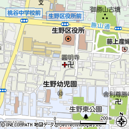 生野区医師会館周辺の地図