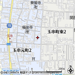 大阪府東大阪市玉串元町2丁目5周辺の地図
