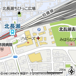 米屋のにぎりめし山田村　ＢＲＡＮＣＨ岡山北長瀬店周辺の地図
