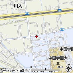 岡山県岡山市北区庭瀬64周辺の地図