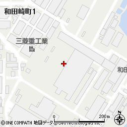 岬興業株式会社　三菱重工業内事務所周辺の地図