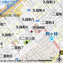 Cafe Amazonas “ZUN” 新長田店周辺の地図