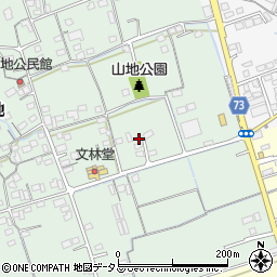岡山県倉敷市山地66-3周辺の地図