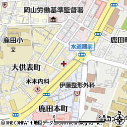 ＧＬＡＳＳ岡山株式会社周辺の地図