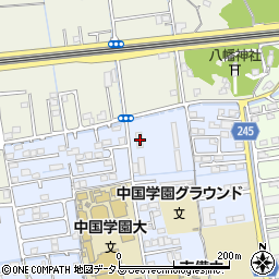 岡山県岡山市北区庭瀬125周辺の地図