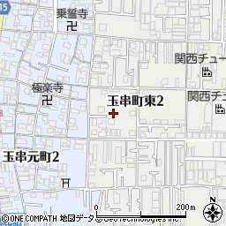 大阪府東大阪市玉串町東2丁目9周辺の地図