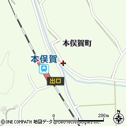 本俣賀出合周辺の地図