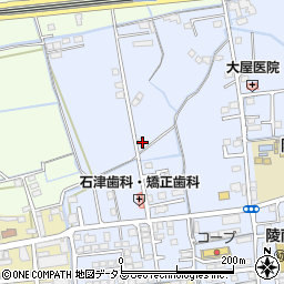 岡山県岡山市北区東花尻374周辺の地図