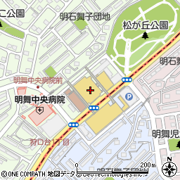 ウエルシアＣＯＭＢＯＸ明舞店周辺の地図