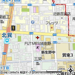 眼鏡市場北巽勝山通り店周辺の地図