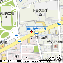東海澱粉株式会社　岡山営業所周辺の地図