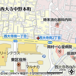 クローバーコンタクト周辺の地図