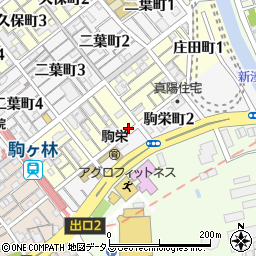 リパーク神戸庄田町３丁目駐車場周辺の地図