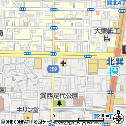 トヨタカローラ大阪生野店周辺の地図