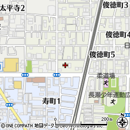 ローソン東大阪俊徳町五丁目店周辺の地図