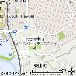 奈良県生駒市東山町201周辺の地図