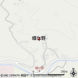 静岡県賀茂郡南伊豆町蝶ケ野周辺の地図