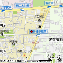 ラウンドワン東大阪店周辺の地図