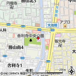 大阪市立生野図書館周辺の地図