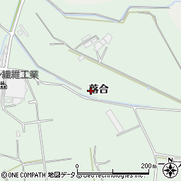 愛知県田原市六連町落合周辺の地図