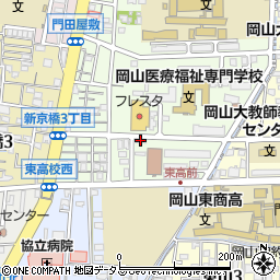 グレコ東山周辺の地図