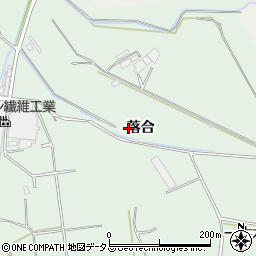 愛知県田原市六連町（落合）周辺の地図