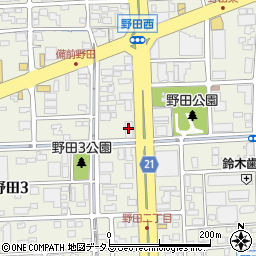 株式会社ショウワコーポレーション岡山支店周辺の地図
