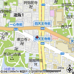 ボストン四天王寺店周辺の地図