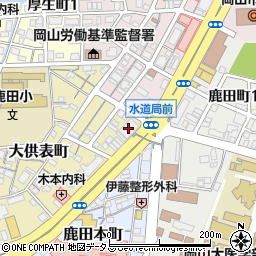 岡山市農業協同組合　共済部自動車共済課周辺の地図