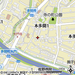 〒655-0006 兵庫県神戸市垂水区本多聞の地図