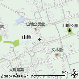 岡山県倉敷市山地576周辺の地図