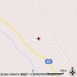 広島県府中市上下町矢多田841周辺の地図