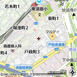 トーカンマンション東須磨周辺の地図