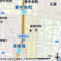 岡山県岡山市北区清輝本町4-8周辺の地図