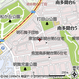県営南多聞台第６住宅　５周辺の地図