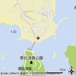 恵比須島公衆トイレ周辺の地図