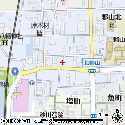 奈良県大和郡山市北郡山町142周辺の地図