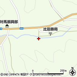 長崎県対馬市上対馬町比田勝198-1周辺の地図