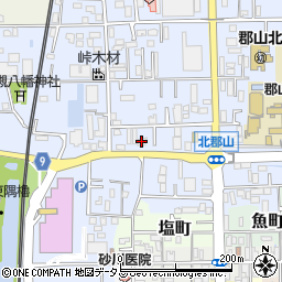 弁慶寮周辺の地図