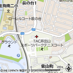 奈良県生駒市東山町200-2周辺の地図