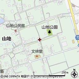 岡山県倉敷市山地109周辺の地図