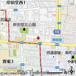 大阪マツダ布施南営業所周辺の地図