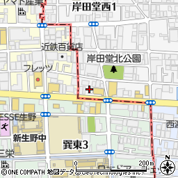 大阪府化成工業協同組合周辺の地図