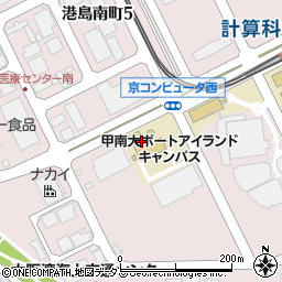 甲南大学生活協同組合　ＦＩＲＳＴ・ＳＨＯＰ周辺の地図